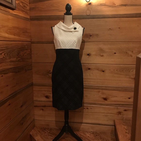 NWT Kim Rogers Black & White Dress - Picture 2 of 8